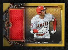Shohei Ohtani [Gold] #SJR1-SO1 Baseball Cards 2022 Topps Triple Threads Single Jumbo Relics Prices
