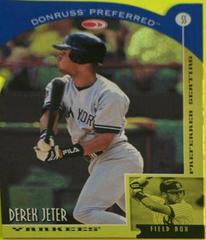 Derek Jeter [Seating] #9 Baseball Cards 1998 Donruss Preferred Prices