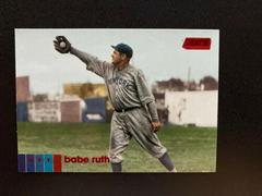 Babe Ruth [Red Foil] #3 Baseball Cards 2020 Stadium Club Prices