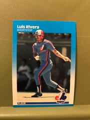 Luis Rivera #330 Baseball Cards 1987 Fleer Prices