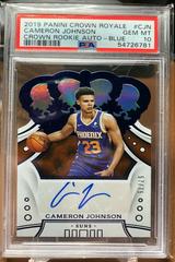 Cameron Johnson [Blue] #CR-CJN Basketball Cards 2019 Panini Crown Royale Rookie Autographs Prices