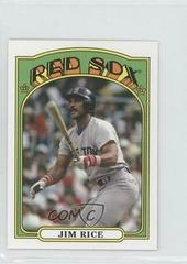 Jim Rice Baseball Cards 2013 Topps 1972 Minis Prices