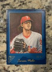 Aaron Nola [Blue] #65 Baseball Cards 2017 Topps Gallery Prices