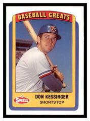 Don Kessinger #69 Baseball Cards 1990 Swell Greats Prices