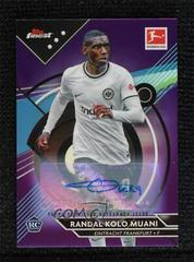 Randal Kolo Muani [Purple] #BCA-RK Soccer Cards 2022 Topps Finest Bundesliga Autographs Prices