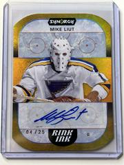 Mike Liut [Orange] #RI-ML Hockey Cards 2022 Upper Deck Synergy Rink Ink Autographs Prices
