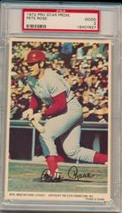 Pete Rose Baseball Cards 1972 Pro Star Promotions Prices