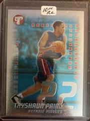 Tayshaun Prince [Refractor] Basketball Cards 2002 Topps Pristine Prices