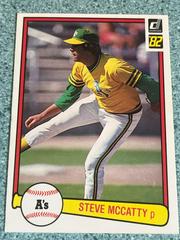 Steve McCatty #35 Baseball Cards 1982 Donruss Prices