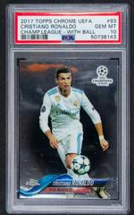 Cristiano Ronaldo [With Ball] Soccer Cards 2017 Topps Chrome UEFA Champions League Prices