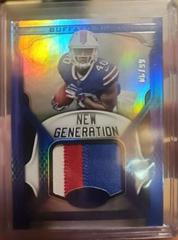 Devin Singletary [Blue] Football Cards 2019 Panini Certified New Generation Jerseys Prices