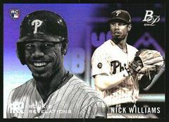 Nick Williams [Purple] #RR-17 Baseball Cards 2018 Bowman Platinum Rookie Revelations Prices