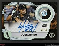Jose Abreu Baseball Cards 2022 Topps Tribute Autograph Patches Prices