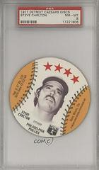 Steve Carlton Baseball Cards 1977 Detroit Caesars Discs Prices