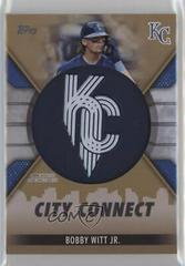 Bobby Witt Jr. [Gold] Baseball Cards 2023 Topps City Connect Commemorative Patch Prices