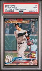Aaron Judge [Gray Jersey Father's Day Blue] #1 Baseball Cards 2018 Topps Prices