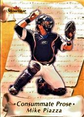 Mike Piazza #14CP Baseball Cards 2000 Fleer Showcase Consummate Prose Prices