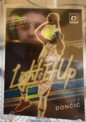 Luka Doncic Basketball Cards 2021 Panini Donruss Optic Light It Up Prices