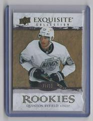 Quinton Byfield [Gold] #R-QB Hockey Cards 2021 Upper Deck Black Diamond Exquisite Collection Rookies Prices