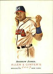 Andruw Jones #260 Baseball Cards 2007 Topps Allen & Ginter Prices