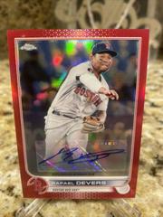 Rafael Devers [Red] #AC-RD Baseball Cards 2022 Topps Chrome Update Autographs Prices