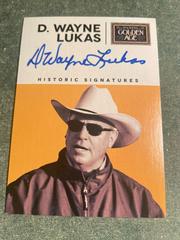 D. Wayne Lukas #DWL Baseball Cards 2014 Panini Golden Age Historic Signatures Prices