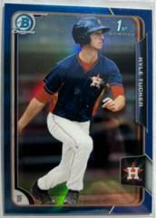 Kyle Tucker [Chrome Blue Refractor] #75 Baseball Cards 2015 Bowman Draft Prices