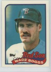 Wade Boggs Baseball Cards 1989 Topps Tiffany Prices