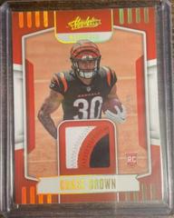 Chase Brown [Gold] #ARM-39 Football Cards 2023 Panini Absolute Rookie Materials Prices