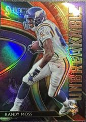 Randy Moss [Tie-Dye Prizm] Football Cards 2020 Panini Select Unbreakable Prices