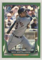 Nick Castellanos [Green Refractor] #2 Baseball Cards 2014 Bowman Chrome Prices
