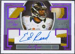 Ed Reed [Quad Patch Autograph Red] #119 Football Cards 2018 Panini One Prices