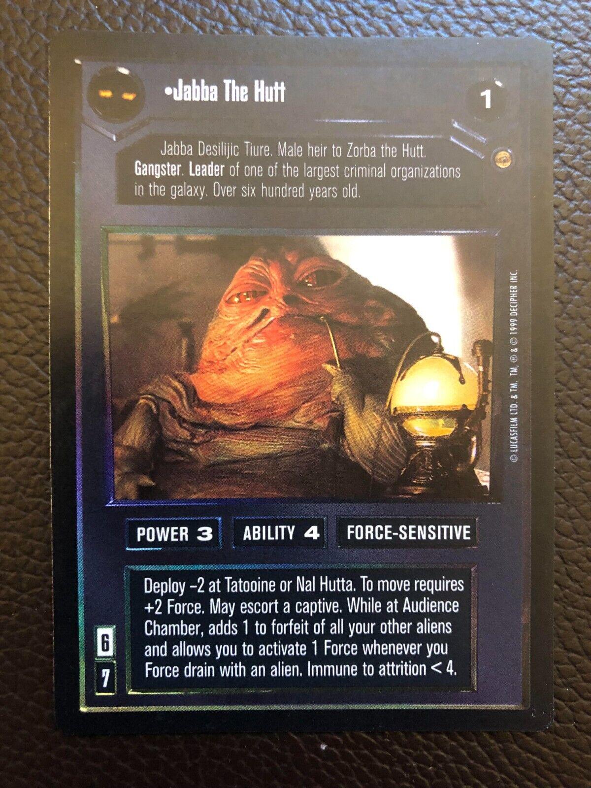 Jabba The Hutt [Foil] Star Wars CCG Reflections