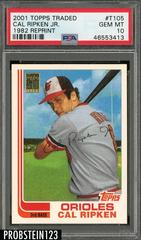 Cal Ripken Jr. [1982 Reprint] #T105 Baseball Cards 2001 Topps Traded Prices