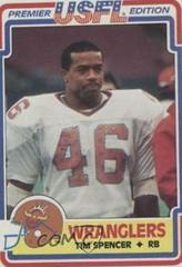 Tim Spencer #7 Football Cards 1984 Topps USFL Prices