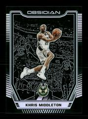 Khris Middleton #24 Basketball Cards 2018 Panini Obsidian Prices