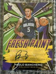Paolo Banchero [Violet] #FP-PBO Basketball Cards 2022 Panini Court Kings Fresh Paint Autographs Prices