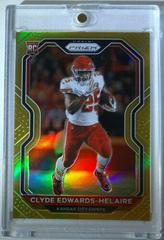 Clyde Edwards Helaire [Gold Prizm] #328 Football Cards 2020 Panini Prizm Prices