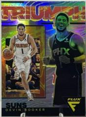 Devin Booker [Silver] #20 Basketball Cards 2022 Panini Flux Triumph Prices