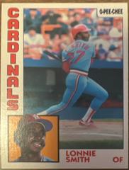 Lonnie Smith #113 Baseball Cards 1984 O Pee Chee Prices