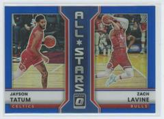 Jayson Tatum, Zach LaVine [Blue] Basketball Cards 2022 Panini Donruss Optic All Stars Prices