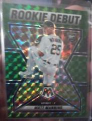 Matt Manning [Green] #RD-14 Baseball Cards 2022 Panini Mosaic Rookie Debut Prices