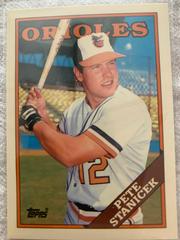 Pete Stanicek #114T Baseball Cards 1988 Topps Traded Tiffany Prices
