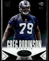 Greg Robinson [Green] #124 Football Cards 2014 Panini Certified Prices