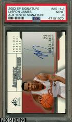 LeBron James Basketball Cards 2003 SP Signature Authentic Signature Prices