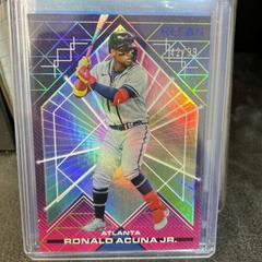 Ronald Acuna Jr. [Blue] Baseball Cards 2022 Panini Chronicles Recon Prices