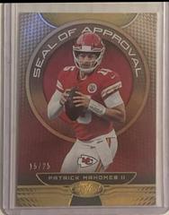 Patrick Mahomes II [Gold] Football Cards 2019 Panini Certified Seal of Approval Prices