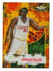 Darius Miles [Gold Refractor] #128 Basketball Cards 2000 Finest Prices
