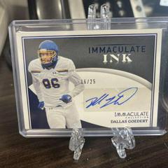 Dallas Goedert [Blue] #IN-DGO Football Cards 2022 Panini Immaculate Collegiate Ink Autographs Prices