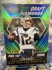 Tom Brady [Spectrum Green] Football Cards 2022 Panini Absolute Draft Diamonds Prices
